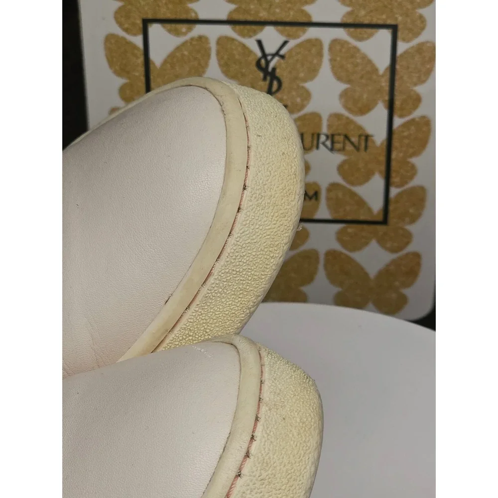 Coach Slip On Sneaker 7B Cream Pink Leather G5310 Platform Casual Preppy Luxury